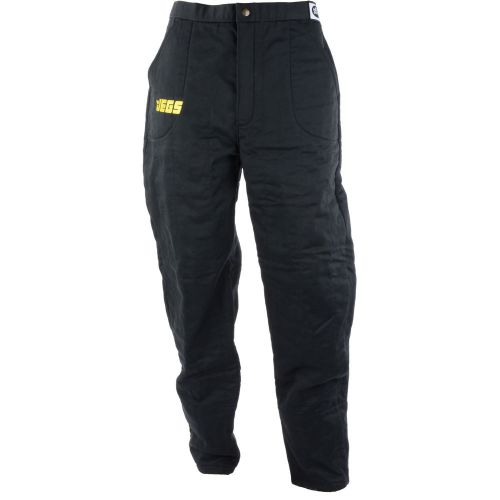 Jegs performance products 6010 black triple layer pants small boot cuffs