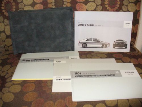 2006 06 volvo s60 &amp; s60 r owners manual with case 101