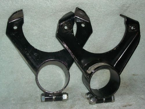 Pair new brake bolt on gm calipher brackets gm imca big car stock bomber chevy