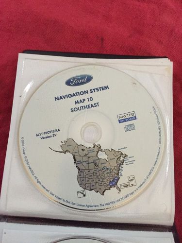 2005 - 2007 ford navigation cd map # 10. states: nc, sc, ga, and  al.