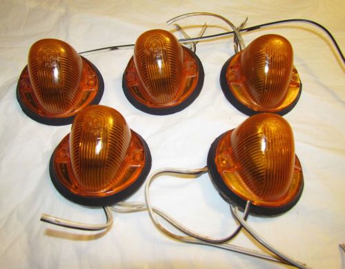 73-87 chevy gmc truck oem gm cab clearance marker lights w/gaskets &amp; wiring