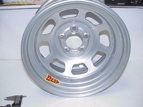 Aero silver 5 x 4-1/2&#034; bp wheel 15&#034;x 8&#034; wide 3&#034; offset 56-084530 w18 ford dodge
