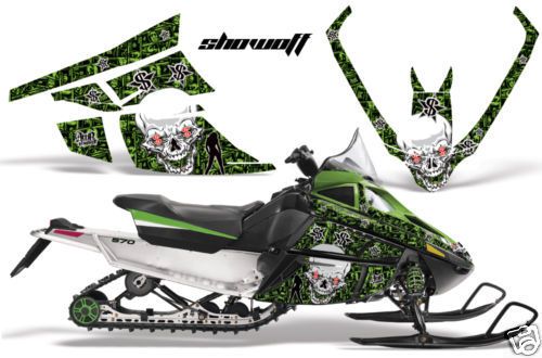 Amr sled sticker kit arctic cat f series graphics show
