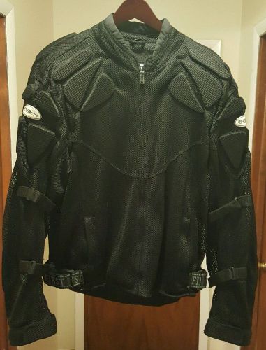 Mens first riding mesh motorycycle jacket with armor sz xxl