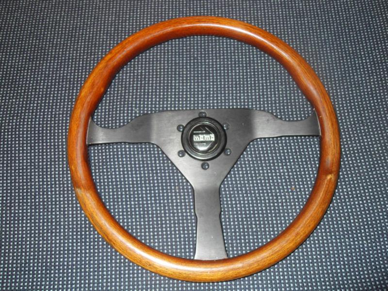 Very rare wooden momo steering wheel .size 35 cm 