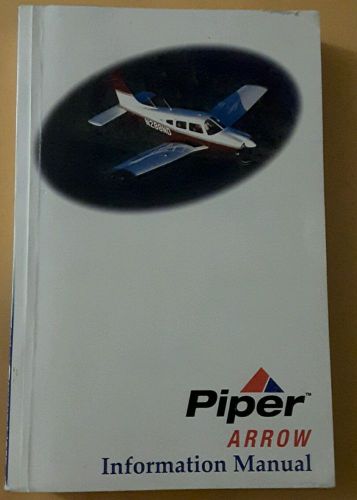 Piper arrow information manual