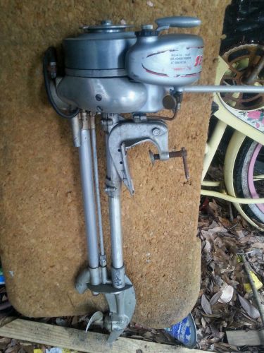 Vintage sea king single cylinder 1 hp outboard motor