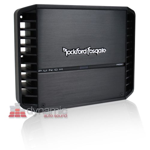 Rockford fosgate p400x1 punch series monoblock class ab car power amplifier amp