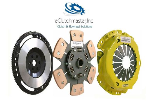 Eclutcmaster stage 4 phase clutch+9lbs chromoly flywheel kit 92-93 acura integra