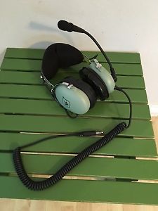 David clark h10-13h helicopter headset in excellent condition h10-13.4 h10-20