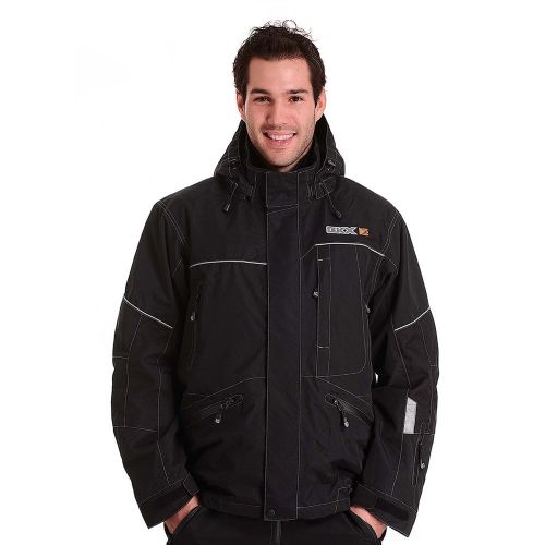 Snowmobile ckx summit snow jacket men small black winter coat snow shell