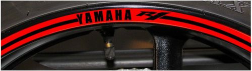 Custom printed rim stripes wheel tape with yamaha r1 stripe *cool new design  /