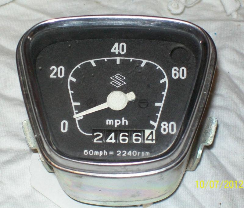 1966ish suzuki k15p vintage hillbilly parts oem spedometer