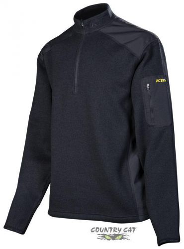 Klim men&#039;s yukon mid-layer moisture-wicking casual pullover shirt - black