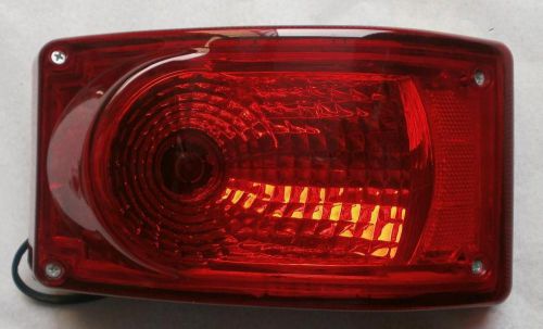 Volvo bus tail /stop lamp light  red with bulbs 24v