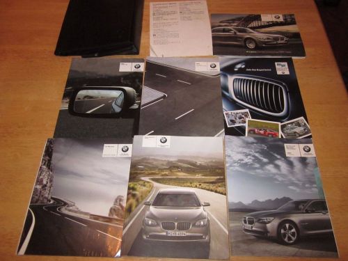 2009 bmw 750i 750li owner manual with navi section w/case oem owners 7 series