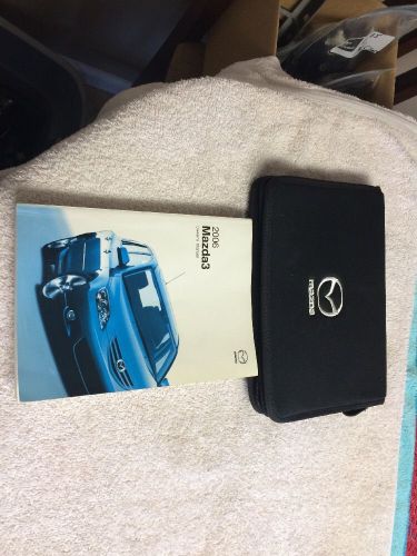 2006 06 mazda 3 owners manual and case oem