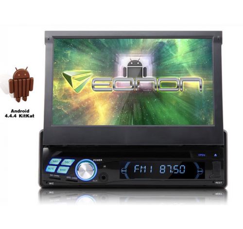 Android 7&#034; digital screen car navigation 1 din dvd audio player w/ wifi hotspot