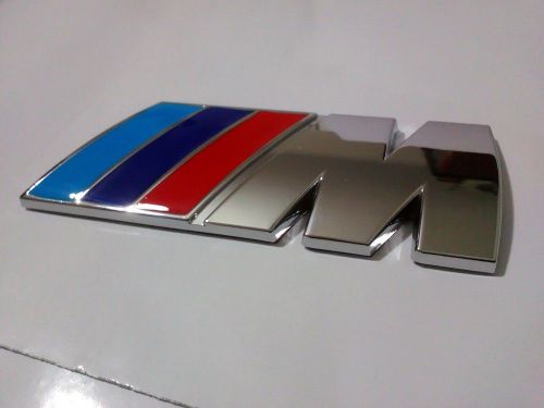 M tech m sport rear boot trunk emblem badge x 1 e30 e36 e46 e90 e39 e60 e38