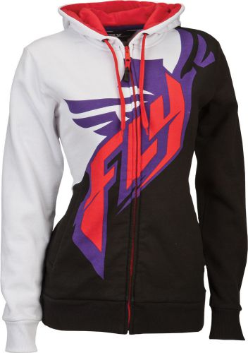 Fly racing arctic ambience hoody white/purple/red s