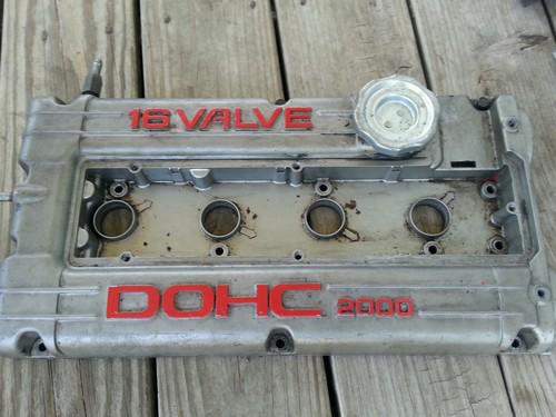 6 bolt 4g63t eclipse talon vr4 galant evo lower timing cover / valve cover