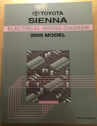 2005 toyota sienna electical wiring diagram - ewd613u - oem