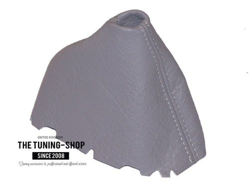 Fits bmw 3 series e46 1998-2005 automatic shift boot grey italian leather