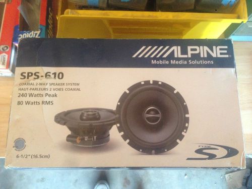 Alpine 2 way coaxial speakers