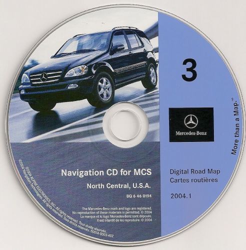 2000 2001 2002 mercedes ml ml320 ml430 ml500 ml55 navigation cd #3 north central