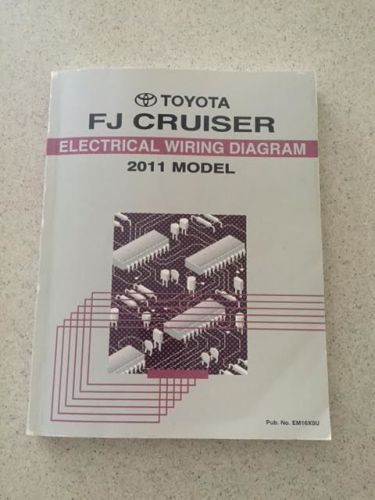 2011 toyota fj cruiser shop electrical wiring diagram book