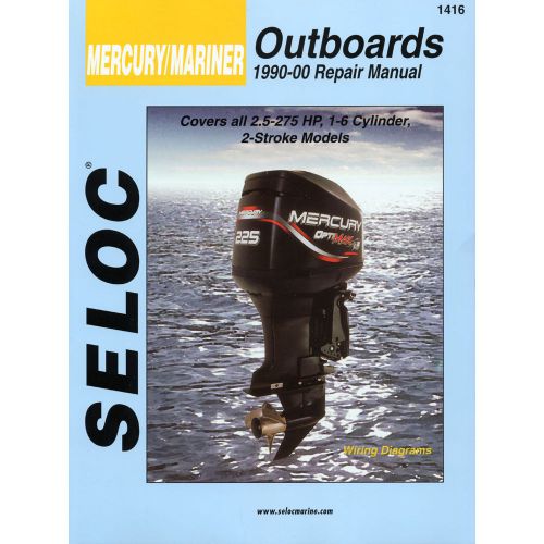 Seloc service manual - mercury/mariner - 2 stroke - 1990-00 -1416