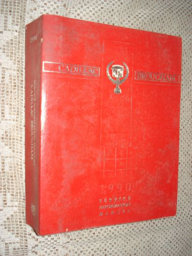 1990 cadillac brougham shop manual original service book repair book