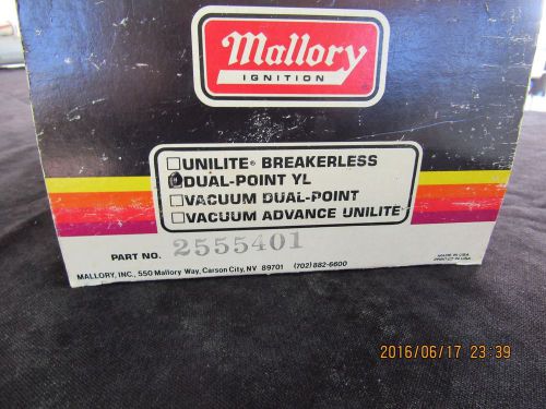 Mallory distributor 2555401 dual point v8 ford 351w  ump imca ihra nhra wissota