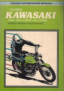 All years clymer kawasaki  250,350 twins service/repair/performance manual (387)