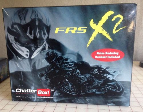 Chatterbox frs x2 - full face kit - black euc free shipping