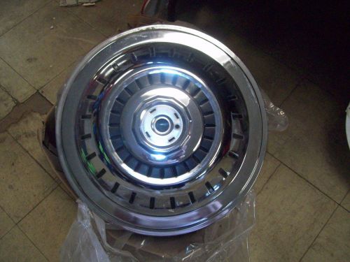 6 new 16&#034; rv / motor home hubcaps - chrome - no inserts - quick ship
