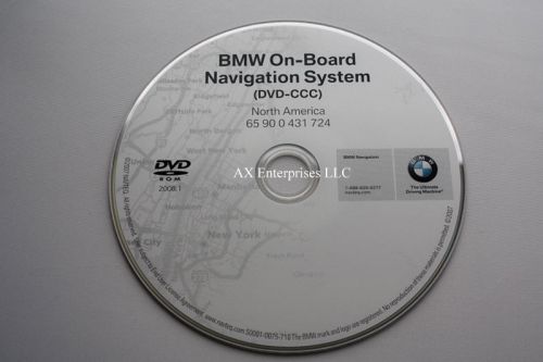 08 bmw 3-series e90 335i 335xi 335 i xi navigation dvd # 724 map edition 2008 .1