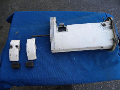 9.9hp johnson outboard engine upper housing w exhaust &amp; water tubes - 1980