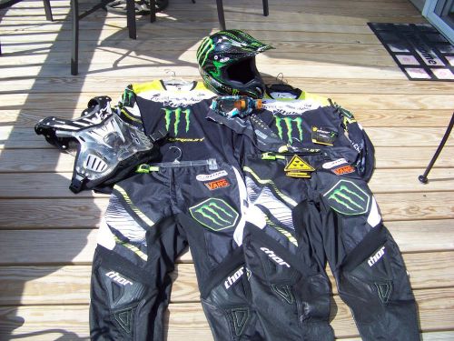 Monster energy hjc helmet - pro curcuit thor motocross mx gear