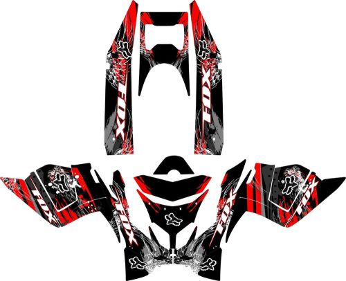 Snowmobile wrap polaris iq racer decal kit    05-12  fx v1 with tunnels