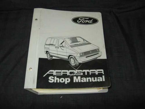 1986 ford aerostar van service manual