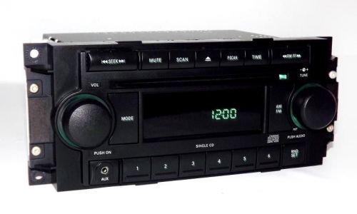 Dodge magnum car radio - 2005 am fm cd player auxiliary mp3 input ref w warranty