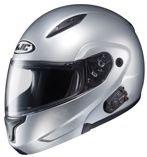 Hjc cr silver cl-max 2 motorcycle helmet modular flip-up cr silver
