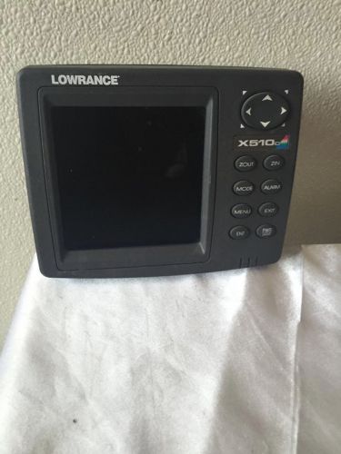 Lowrance® x510c fishfinder without transducer  head unit only