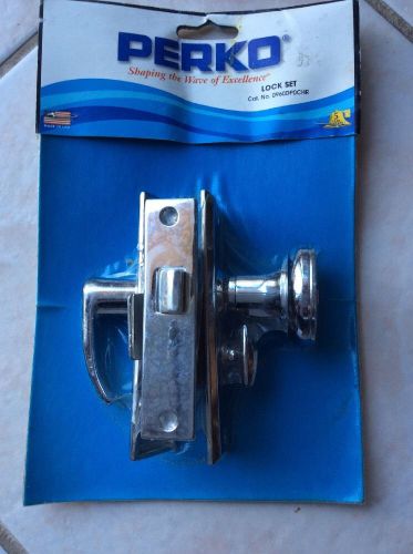 Genuine oem perko mortise lock set chrome plated zinc alloy 0960dp0chr new