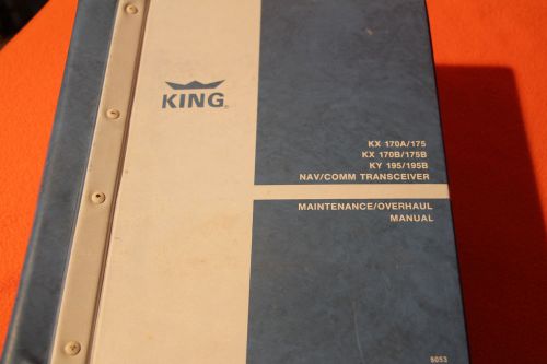 King kx 170a / 175 / 170b / 175b / 195 /195b navcom maintenance manual