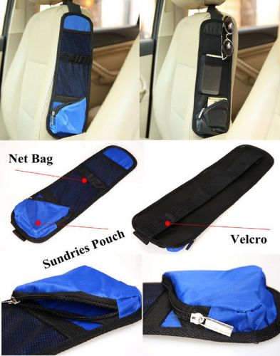 Car seat side organizer holder pocket travel storage bag hanger back tidy pack