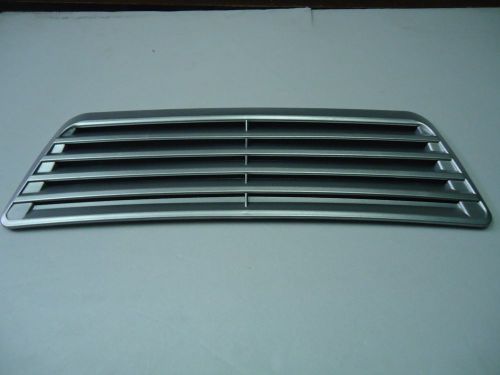 Car hood roof air flow scoop decoration vent cover silver x one piece