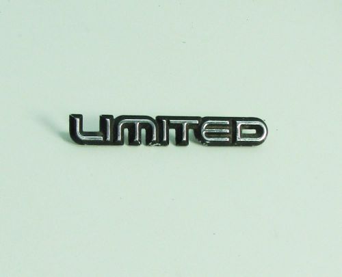 81-87 buick regal limited emblem - interior door panel emblem
