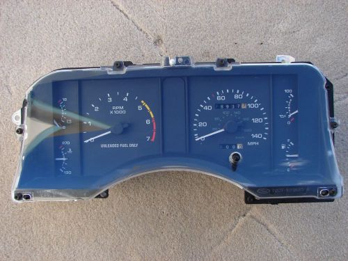 90-93 mustang 5.0 140 mph instrument cluster with 7k tach. &amp; 140 mph speedo.